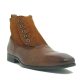 Calfskin Button Up Slip-On Boot