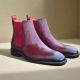 Calfskin Leather Chelsea Boot