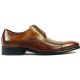 Cap Toe Leather Lace-up Shoe