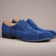 Cap Toe Suede Lace-up Shoe