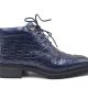 Embossed Alligator Brogue Boot