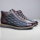 Embossed Alligator High Top