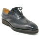 Embossed Leather Patina Oxford